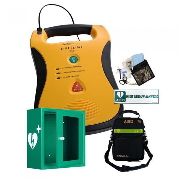 efibtech Lifeline - Halfautomatische AED met Wandkast