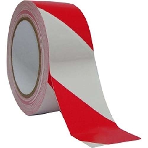 Afzetlint rood-wit - 50 meter