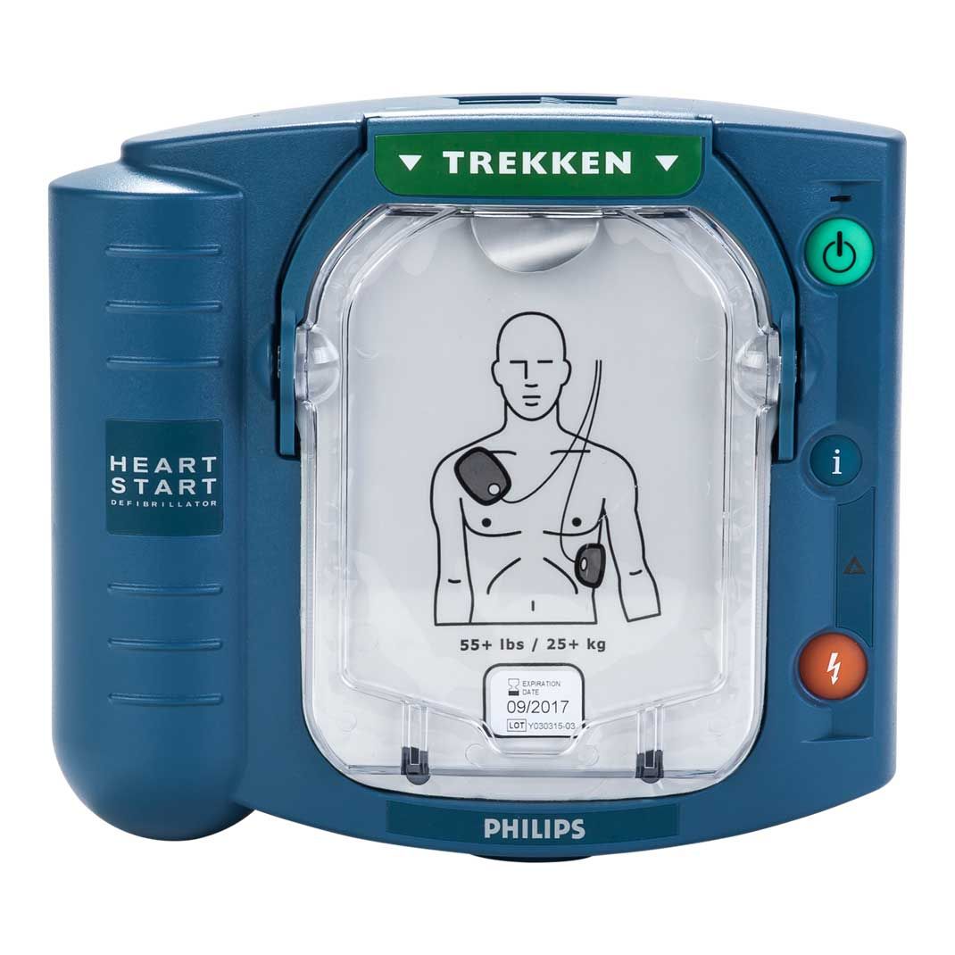 Philips HeartStart Defibrillator HS1 AED - met rode tas