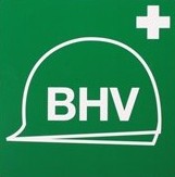 Pictogram BHV Verzamelplaats - sticker 25x25cm