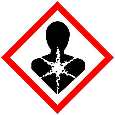 Pictogram - Kankerverwekkend Sticker Vinyl 25x25cm