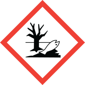 Pictogram - Schadelijk Aquatisch Milieu Sticker Vinyl 25x25cm