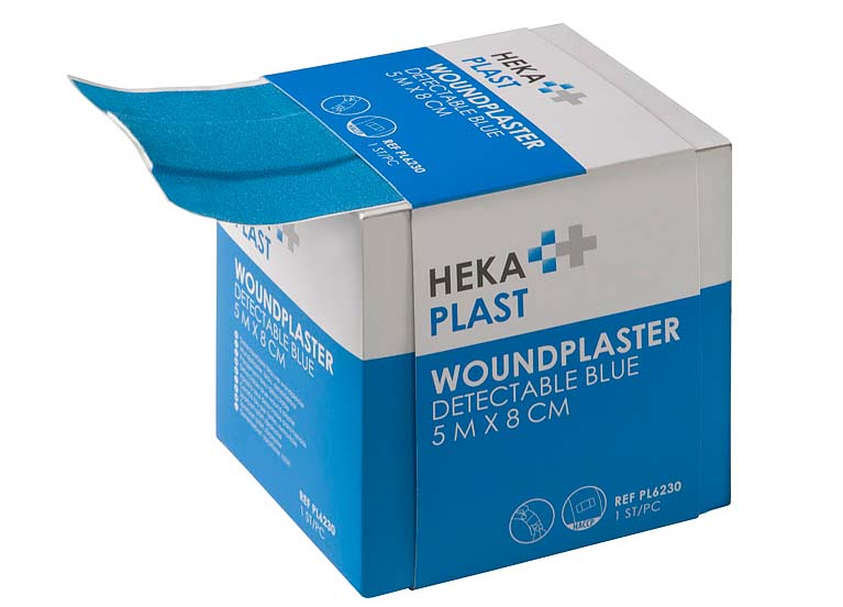 Wondpleister Detecteerbaar Op Rol 8cm x 5m - HACCP