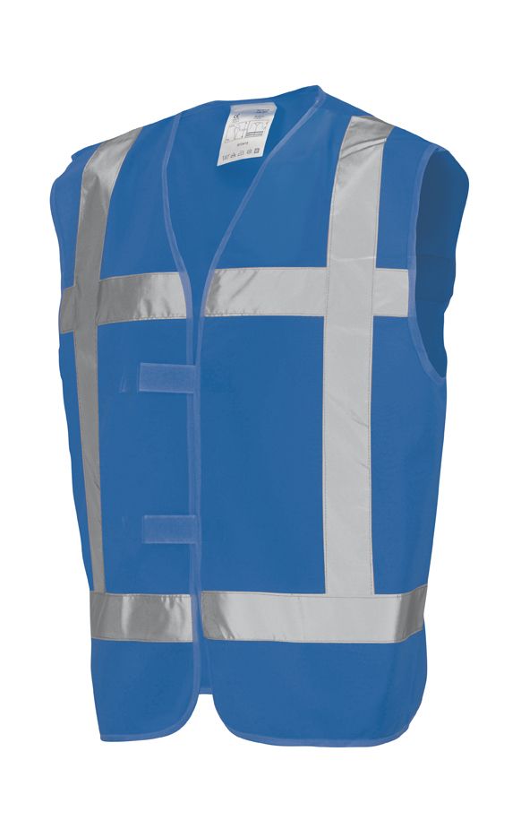 Veiligheidsvest Blauw met opdruk-Ambulance-0