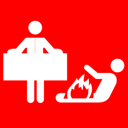 Pictogram Blusdeken