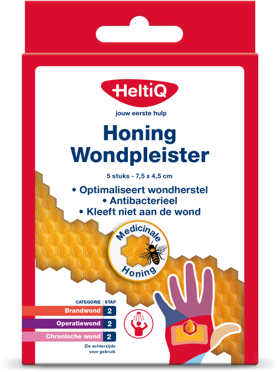HeltiQ Honing Wondpleister - 5 Stuks