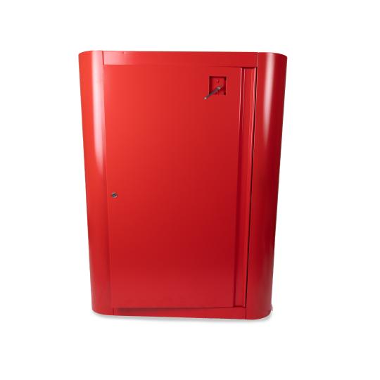 BHV Kast Rood met Ronde Hoeken
